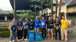 KKN Unismuh Makassar Berkontribusi di Maros, 10 Tempat Sampah Diserahkan ke Warga Redaberu